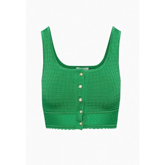 Babaton Sculpt Knit Button Tank - Picture 1 of 7
